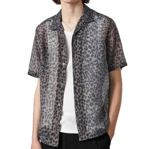 All Saints Carnivora Leopard Shirt
